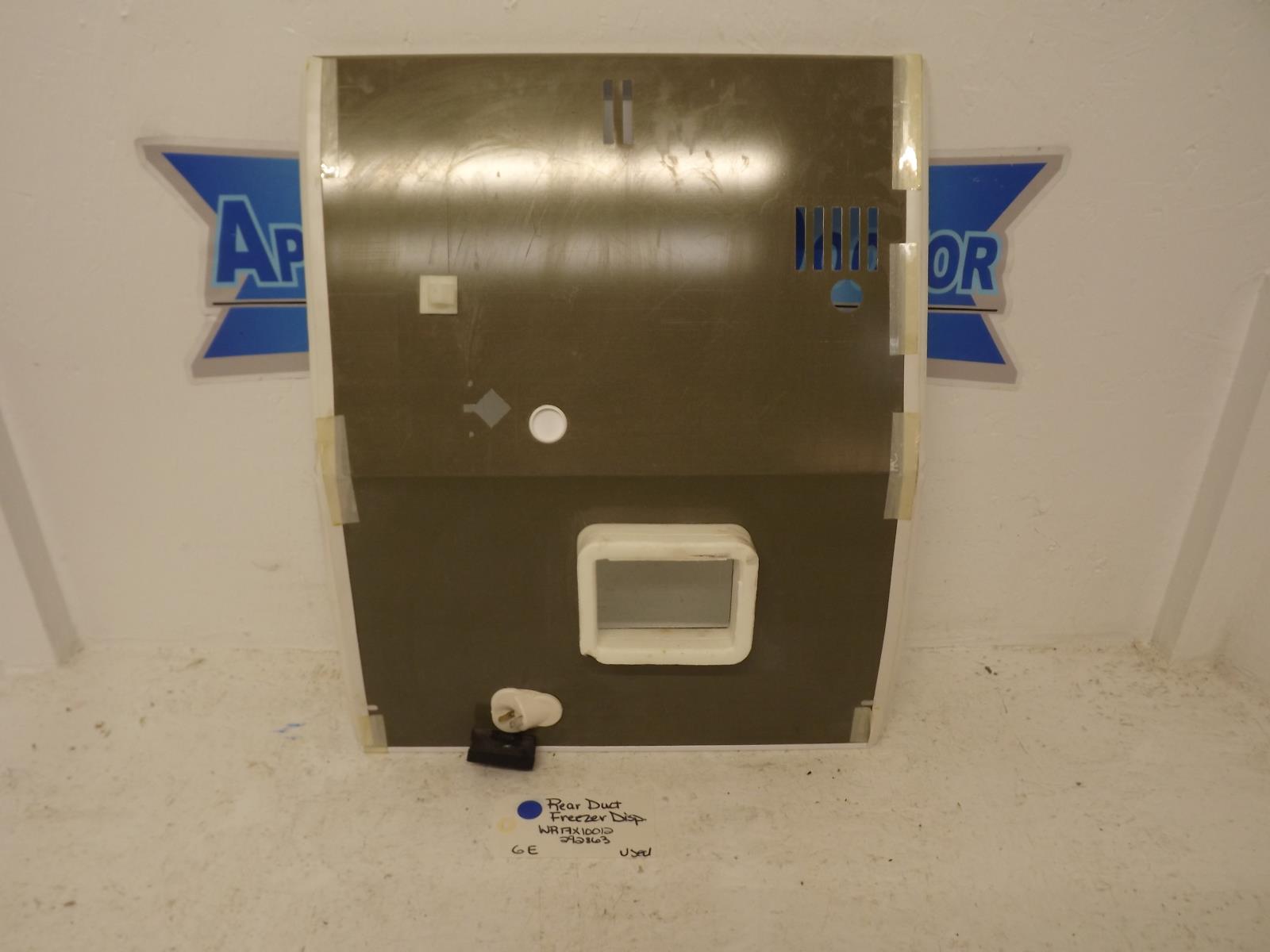 GE Refrigerator WR17X10012 292863 Rear Duct Freezer Dispenser Used GE Refrigerator WR17X10012 292863 Rear Duct Freezer Dispenser Used